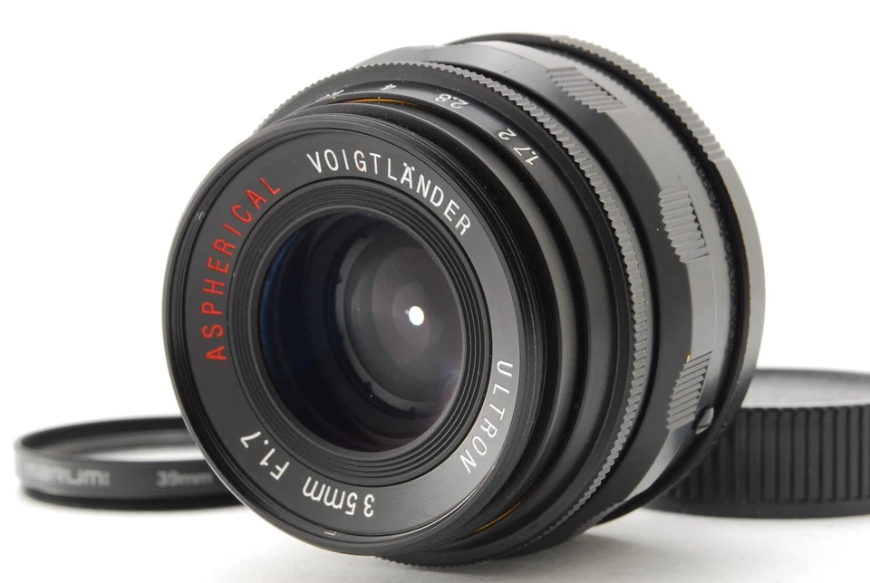 [EXC+5] Voigtlander ULTRON 35mm f/1.7 Aspherical Black L39 LTM From JAPAN - Image 2 of 4