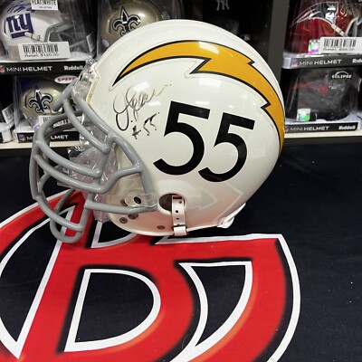Junior Seau Signed Game Used LA Chargers Authentic Signed Full