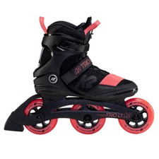 K2 SKATE Women's Trio Lt 100 Black/Coral Inline Skates I210201101 