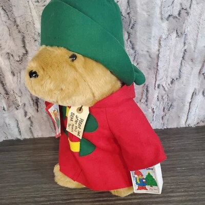 Vtg Holiday Paddington Bear Sears Kids Gift 16" Christmas Plush 1997 - Image 1 of 4