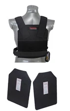 Tactical Scorpion Body Armor Bobcat Carrier + Level IIIA Hard Plates