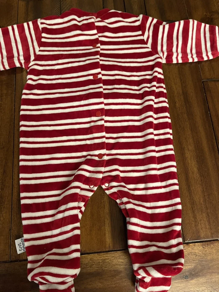 Primeras Impresiones "Mi Primera Navidad" Terciopelo Unisex Bebé Dormitorio 3-6 Meses Foto 4 de 4