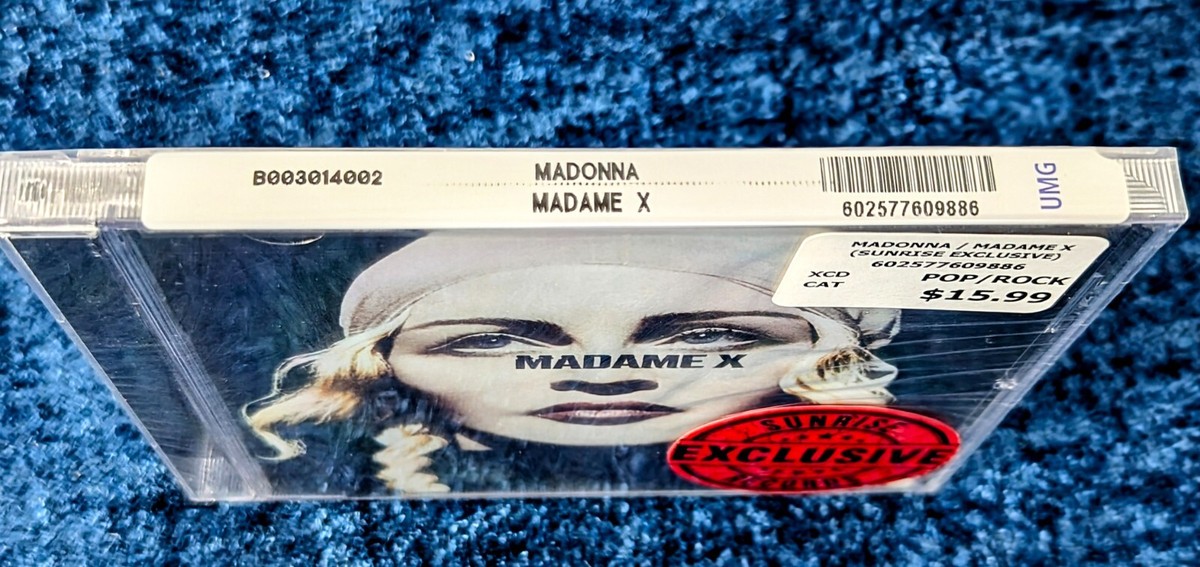 MADONNA SEALED MADAME X CD ALBUM SUNRISE RECORDS PROMO HYPE