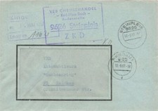 384146) DDR ZKD Dienstblg. VEB Chemiehandel Karl Marx Stadt / Steinpleis