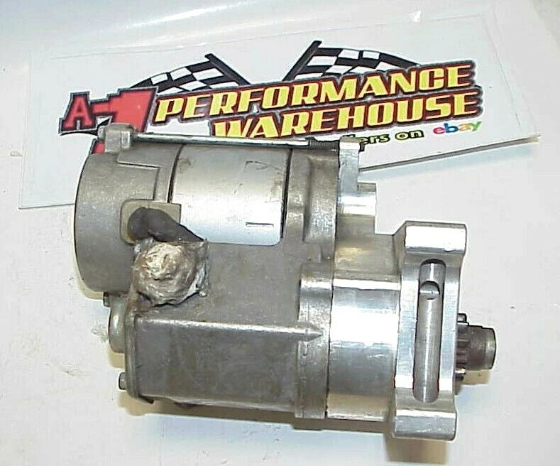 PowerMaster Block Mount High Performance Mini Starter for 153 Tooth Flywheel Foto 4 de 4
