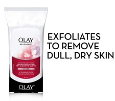 Olay Regenerist Micro Exfoliating Wet Cleansing Cloths Advanced Anti Aging 30ct