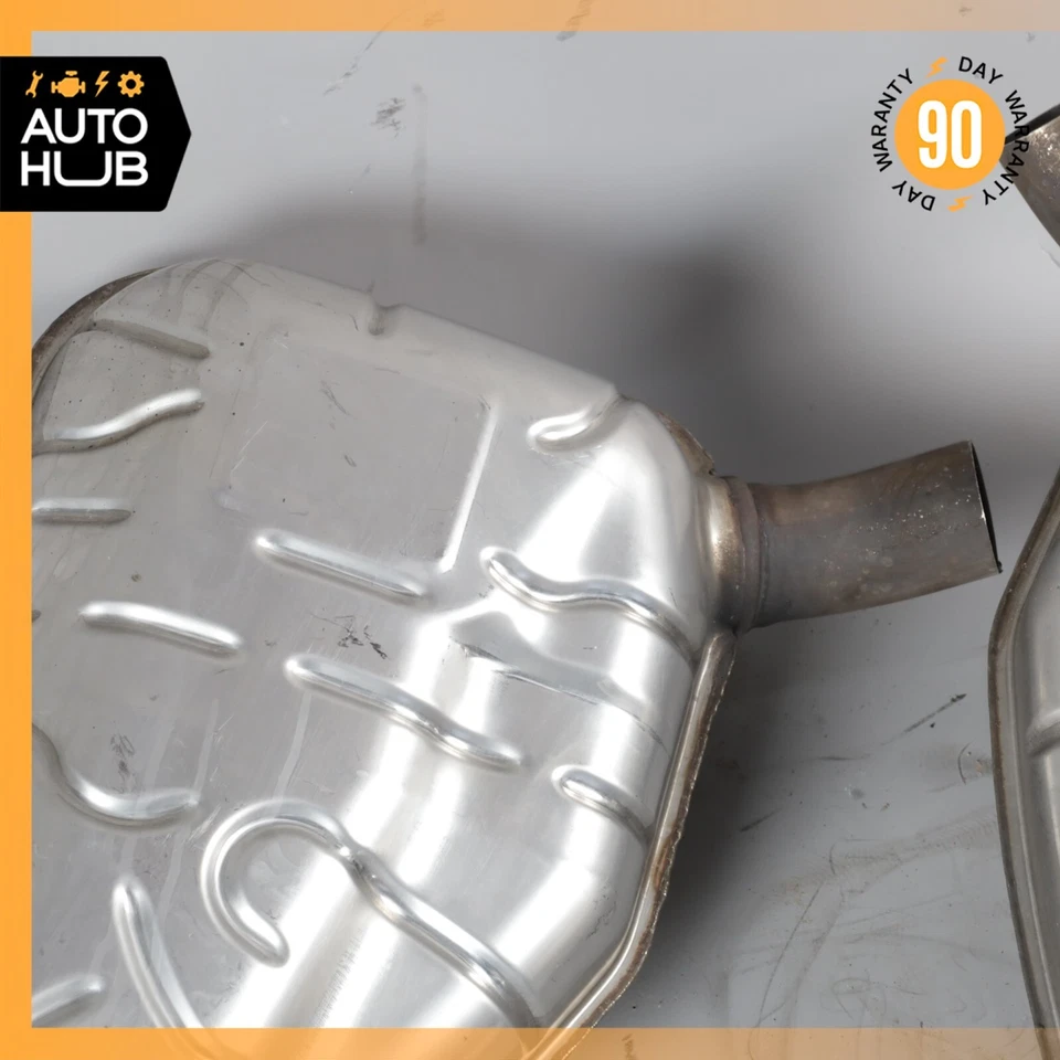06-08 Mercedes W219 CLS550 CLS500 Exhaust Muffler Mufflers Right And Left OEM - Image 4 of 4