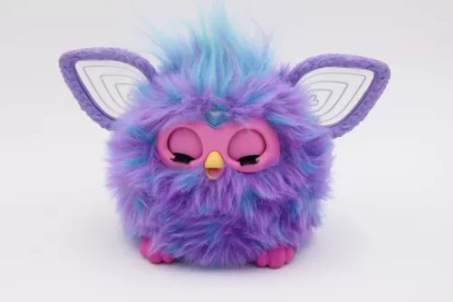 Furby 2023 Purple Blue Pink Talks Moves Ears Change Color TESTED WORKS