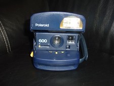   TESTED POLAROID 600 Blue Indigo Instant Camera