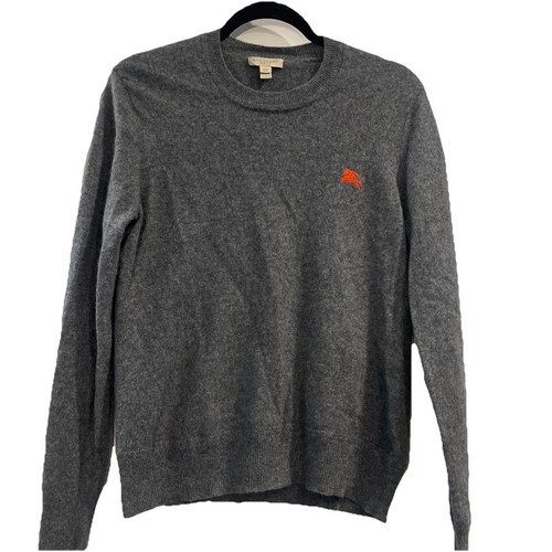 Burberry London 100 Cashmere Sweater Gray Size Medium eBay