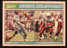 Emmitt Smith 2017 Classics Career Colors Insert #CC-10 Cowboys Cardinals