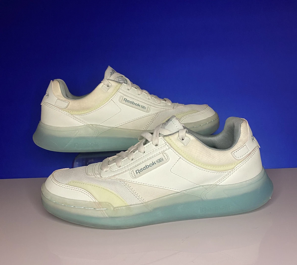 Reebok light hotsell blue trainers
