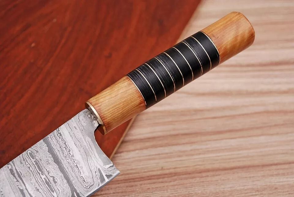 Damascus Chef Knife Custom Made Cutlery Kitchen -Hand Forged Damascus Steel 1281