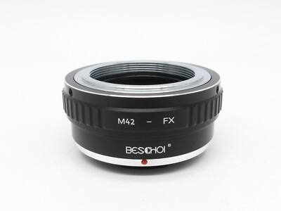 Beschoi Adapter M42-FX für M42 Objektiv auf Fujifilm Fuji X Mount Kamera