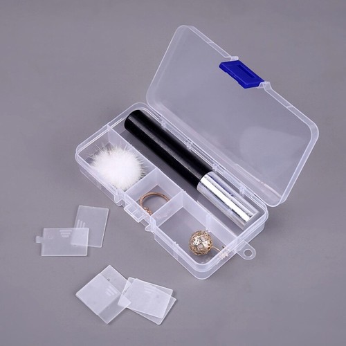 Clear Plastic Storage Box 10 Compartment with Sealing Lid Container for Case - Picture 4 of 14