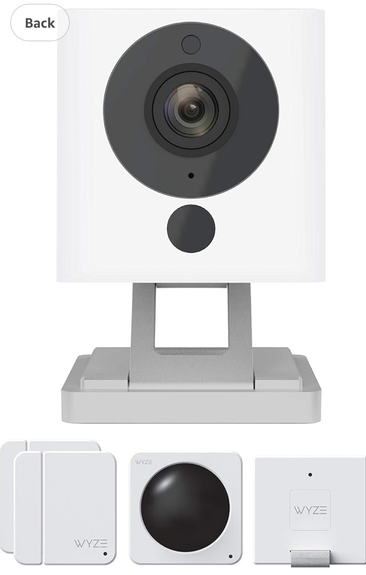 WYZE Cam V2 1080P Indoor Smart Home Camera with Wyze Sense Starter Kit
