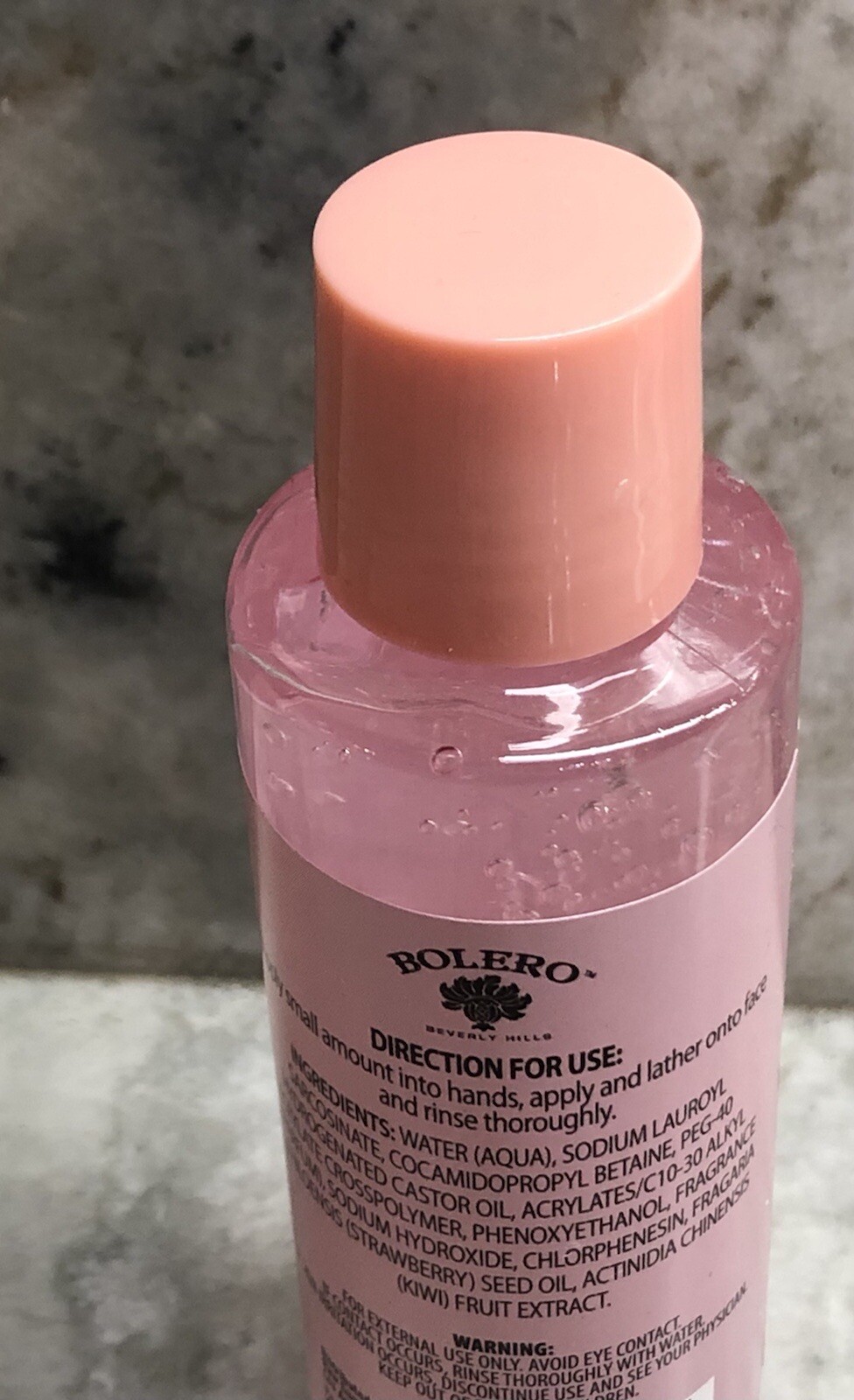 Bolero “Re“ Strawberry Seed & Kiwi Facial Cleanser. 5 fl oz. /. for sale online eBay