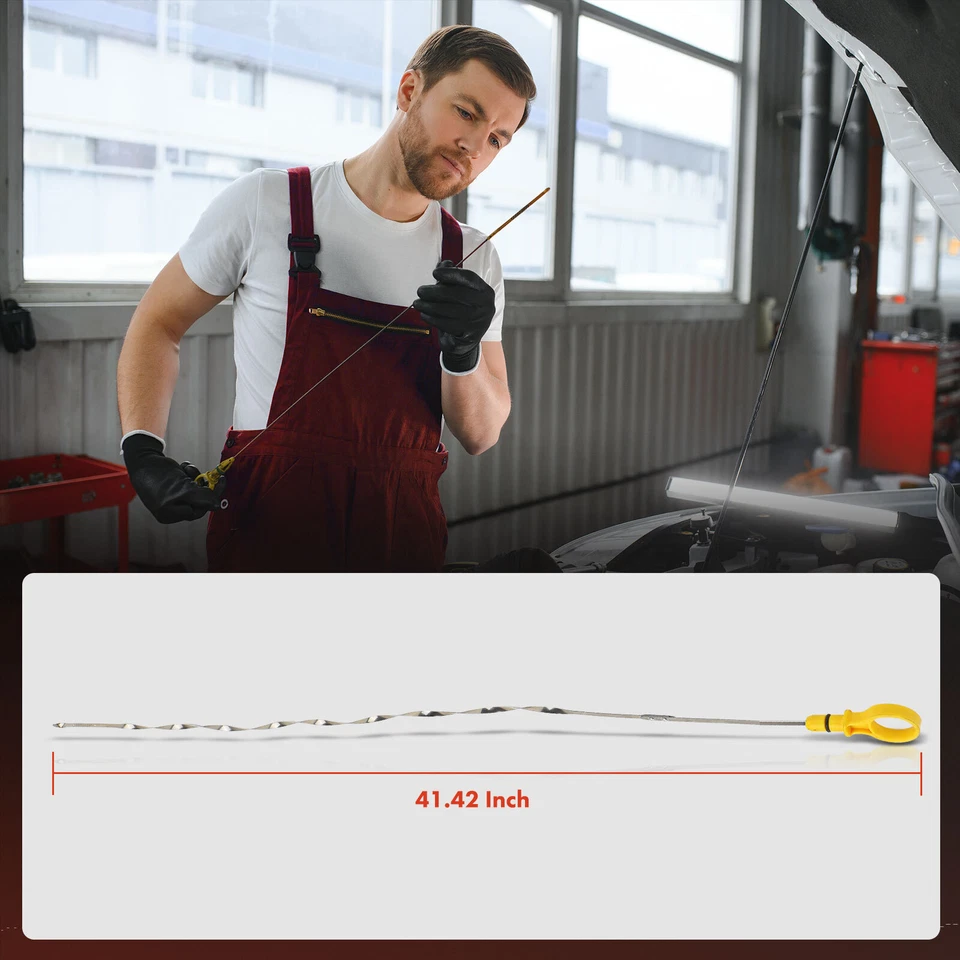 Varilla de medición de aceite de motor para Ford F-250 Super Duty F-350 Super Duty 2005-2010 V8 5,4 L Foto 3 de 4