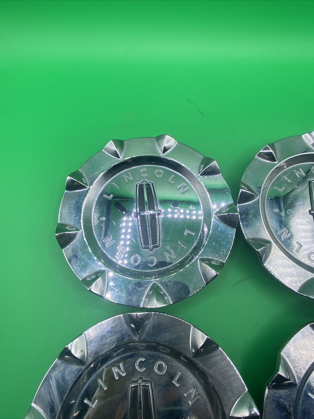 10 12 Lincoln MKZ Chrome Center Caps OEM 9H6C1A096BA SET OF ALL 4