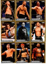 2022 Upper Deck AEW All-Elite Wrestling Gold Parallel Inserts Pick from list