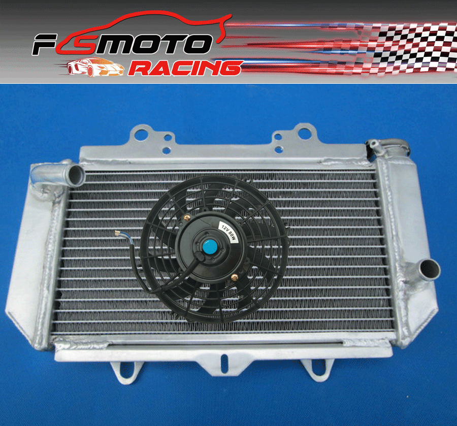 Aluminum Radiator+Fan For ATV Yamaha YFZ450 YFZ 450 20042008 2005 2006