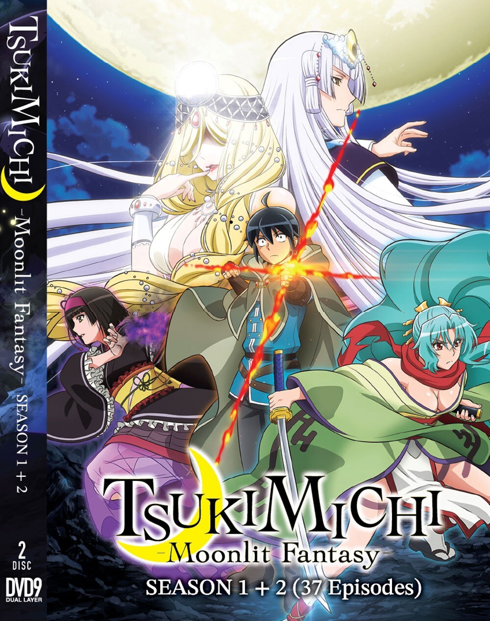 Tsukimichi Moonlit Fantasy Anime DVD Season 1-2 Complete Vol 1-37 English Dub Region All