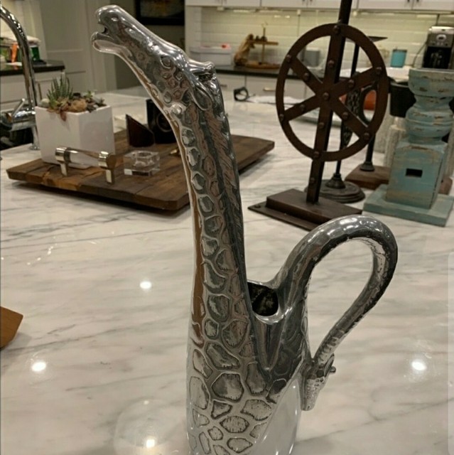 Vintage Arthur Court Giraffe Pitcher Detailed and Unique eBay