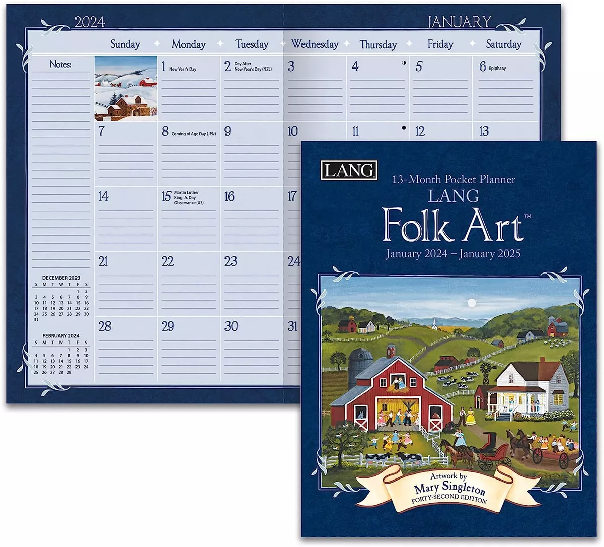 2025 Folk Art Calendars chloe euphemia