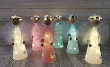 Glücksfee Bastelset Fee Elfe Engel basteln Waldfee Glücksbringer blau rosa weiß