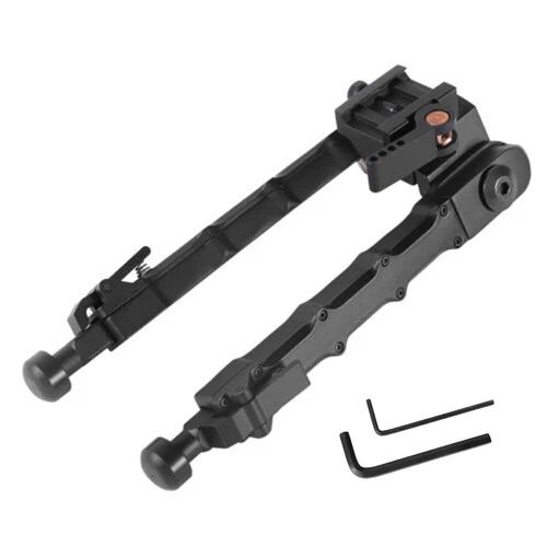 V9 5-9" Rifle Bipod Lightweight Adjustable for Gun Hunting Matte Black QD BK/Tan - Picture 13 of 26