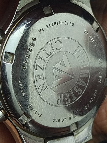 Reloj Citizen WR200 Esfera Amarilla CRONÓGRAFO Hombre 40mm Necesita Limpieza y Batería - Imagen 13 de 13