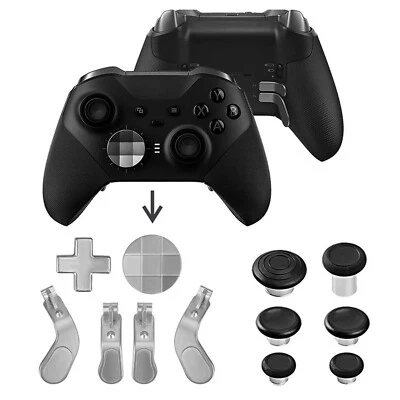 MARKENLOS para XBOX ONE ELITE Series 2 Gamepad Controller Thumbstick Paddles Cross Key Set