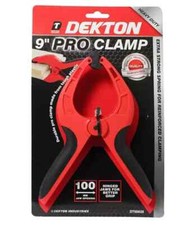 Dekton 9"/230mm Spring Quick Grip Clamps Wood Work Carpentry Plastic Clamp