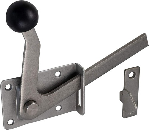 Gartentorfalle beidseitig Gartentor Verschluss Riegel Torriegel Riegel