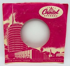 Capitol Records Company Sleeve 45 RPM Vinyl Tower Building Hollywood CA
