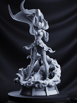 Jane Foster - Lady Thor - 3D gedruckte Statue Büste - 2 Köpfe