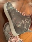 Pre Owned Very Nice 9 Light Mode/ Rechargeable Girl Skechers Size 2 Color Silver — photo 10