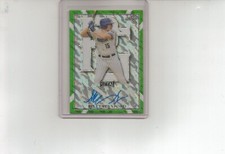Riley Stanford Autographed 2021 Leaf Metal Perfect Game Green Marble Card 1/1
