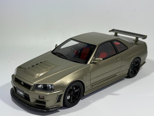 1/18 Otto Nissan Skyline R34 GT-R NISMO Z-Tune Millennium Jade Raro! Otm834 nuovo con scatola - Foto 2 di 12