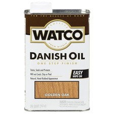 Watco Danish Oil Finish - 65141 Qt Golden Oak Danish Oil