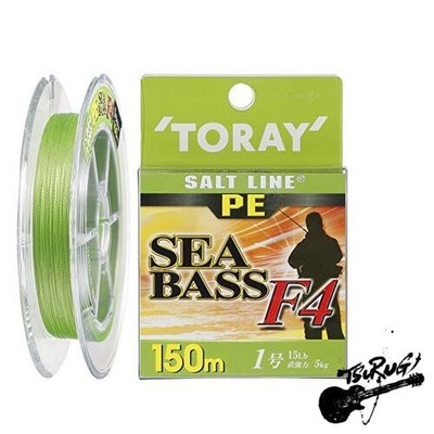 Toray Salt Line PE Sea Bass F4 164.0 yd (150 m)  No. 1