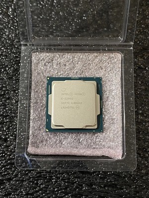 SRF7C Intel Xeon E-2286G 4.0Ghz 6-Core 12MB 95W FCLGA1151 CPU