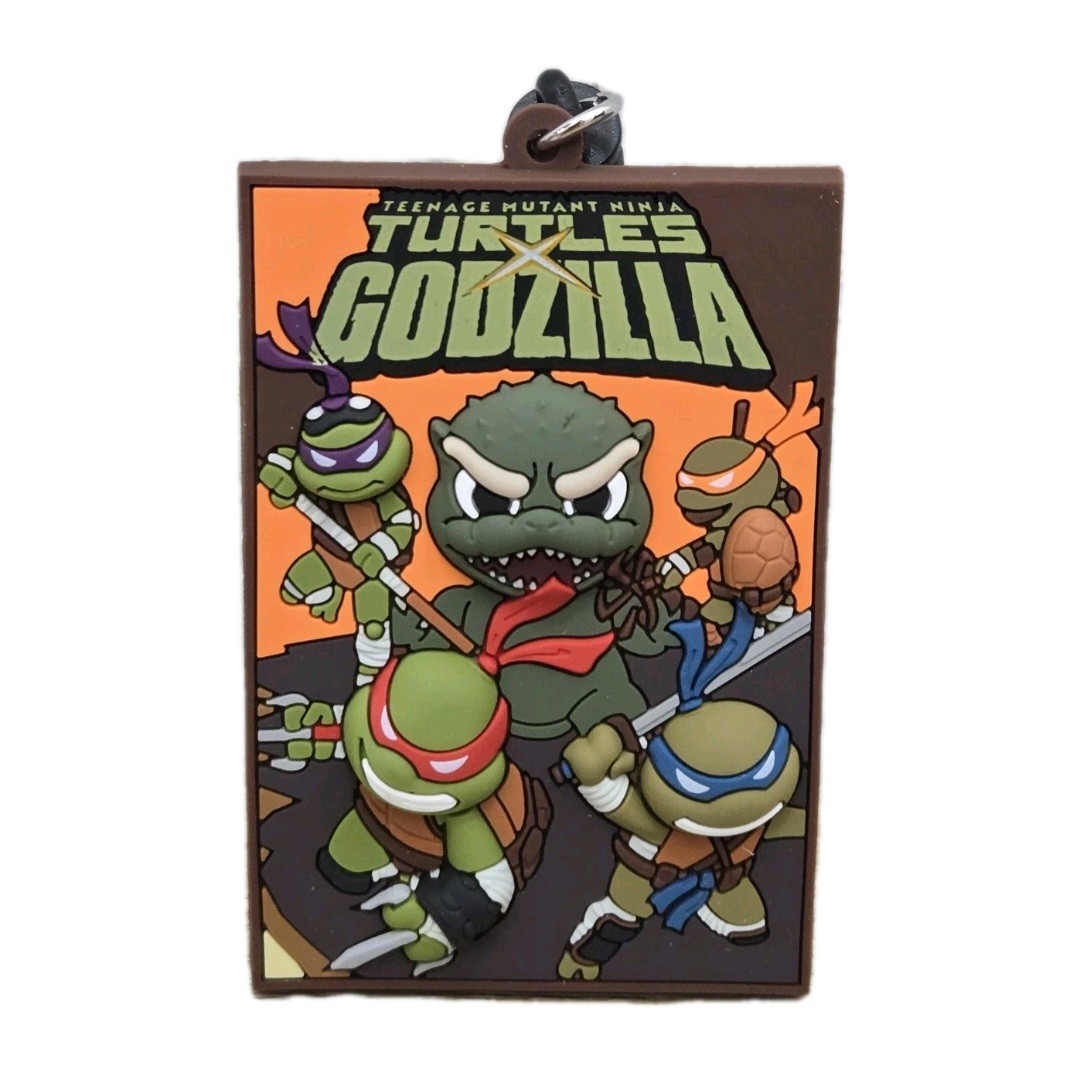 TMNT Turtles x Godzilla POSTER *EXCLUSIVE CHASE* Figural 3D Bag