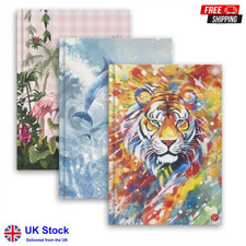 Animal Pattern  A4 Hardback Notebook for Kids School Students Random Colour UK