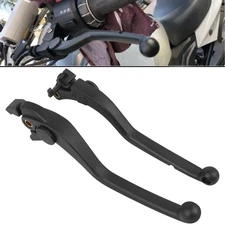 Brake & Clutch Levers Pair Hand Grips Matte-Black For BMW S1000R 2021 2022-2025
