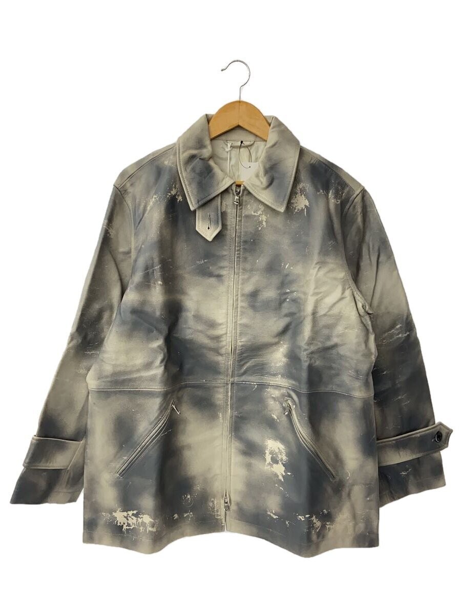 Yoke Leather Zip Blouson Goat Leather Jacket YK23SS0456B-WM 427