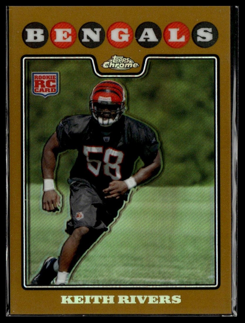 Keith Rivers Topps Chrome #TC252 Gold Refractor