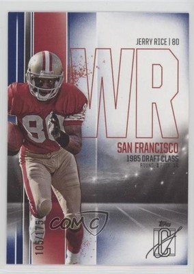 2024 Topps Signature Class Indigo 105/175 Jerry Rice #53 HOF 19l7