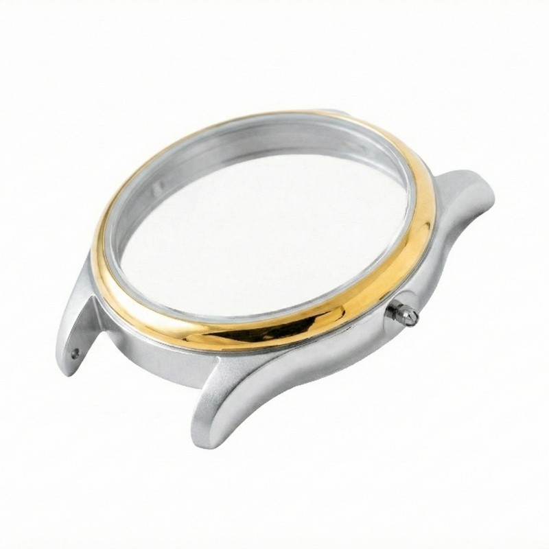 41mm glass Silver & Gold Watch Case back cover waterproof ring for 2035 Movement