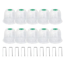 Sämlingskuppelabdeckung, 10 Stück, verstellbare obere Entlüftung, seitliche L